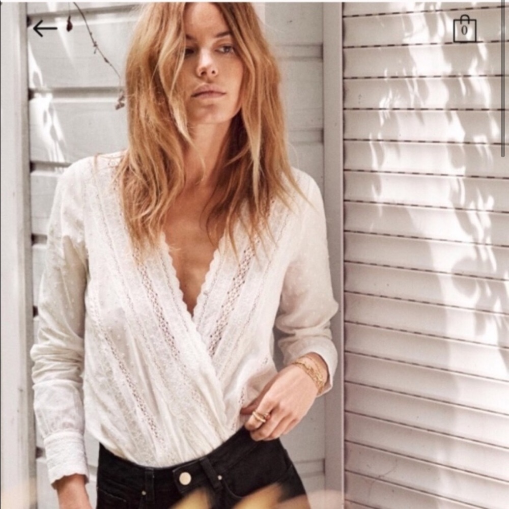 Sezane Alessandra Blouse